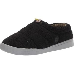 Dearfoams Men's Tatum Teddy Sport Lounge Clog Slipper Large size 11-12 New